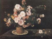 Gustave Courbet Flower Spain oil painting artist